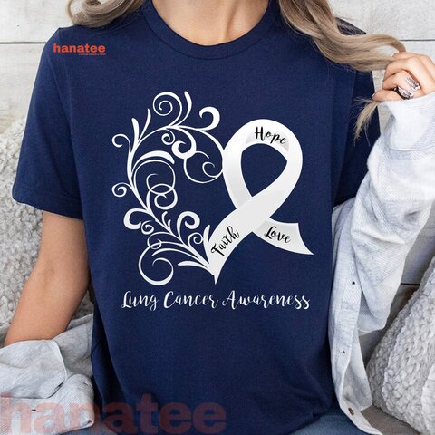 Hope Faith Love Lung Cancer Awareness