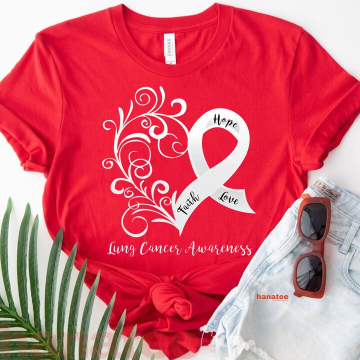 Hope Faith Love Lung Cancer Awareness