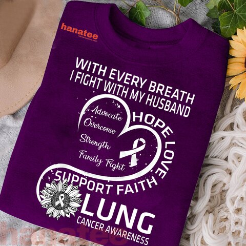 Hope Lobe Faith Support Lung Cancer Warrior