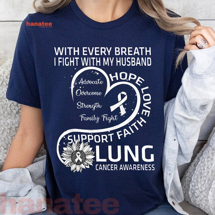 Hope Lobe Faith Support Lung Cancer Warrior