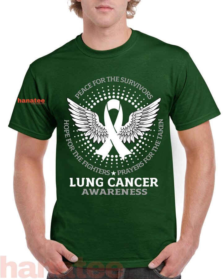 Lung Cancer Awareness White Wings