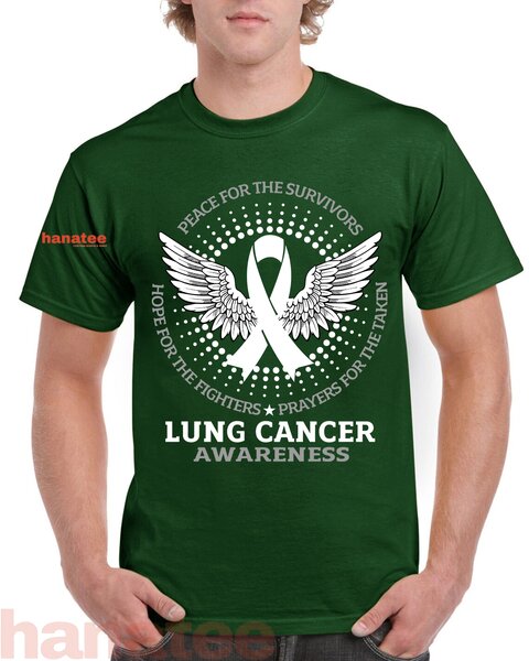 Lung Cancer Awareness White Wings