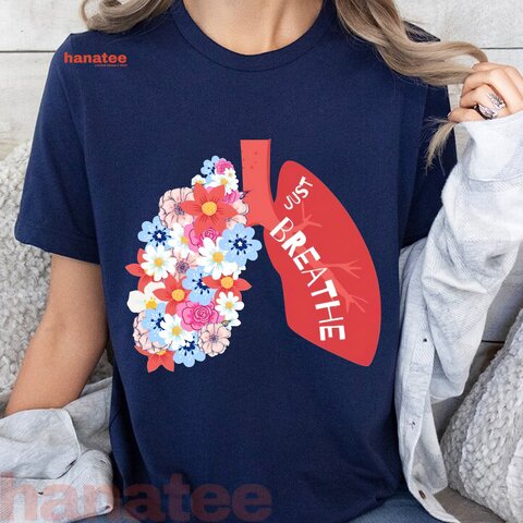 Just Breathe Red Flower