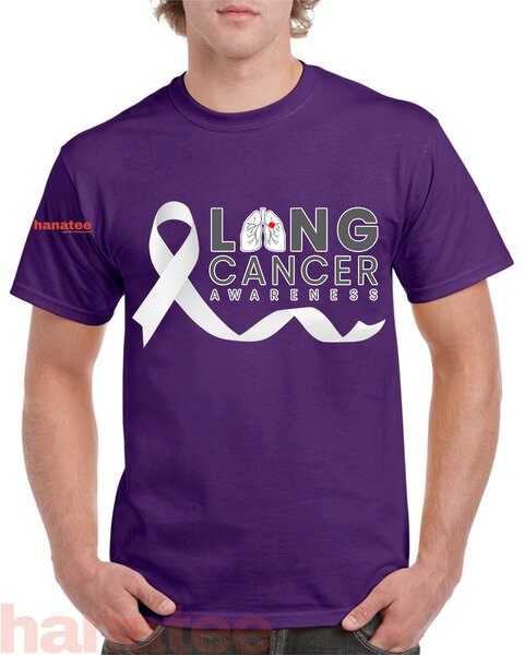 Lung Cancer Awareness White Ribbon