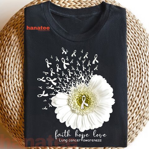 White Daisy Lung Cancer Awareness