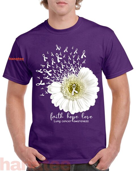 White Daisy Lung Cancer Awareness