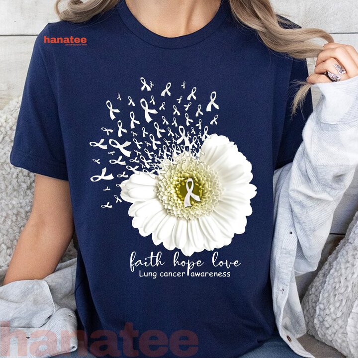 White Daisy Lung Cancer Awareness