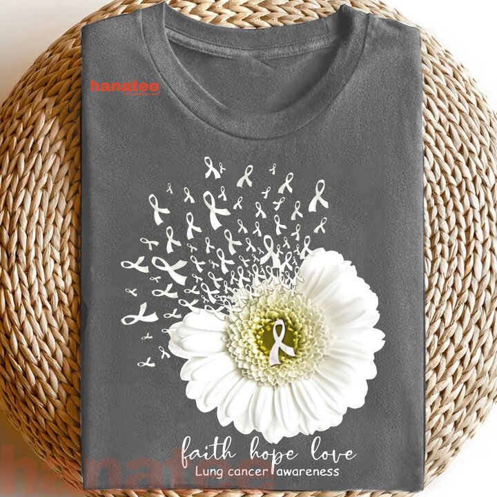 White Daisy Lung Cancer Awareness