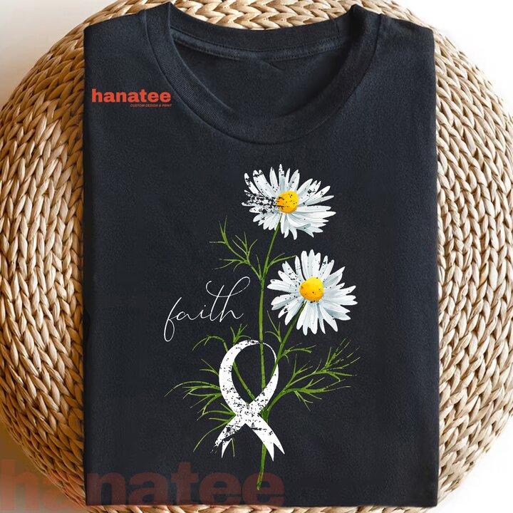 White Daisy Lung Cancer Fight Support
