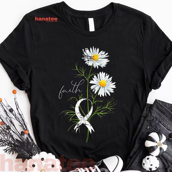 White Daisy Lung Cancer Fight Support
