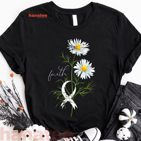 White Daisy Lung Cancer Fight Support