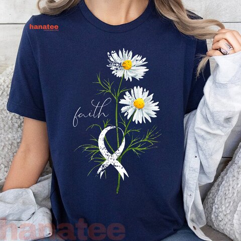 White Daisy Lung Cancer Fight Support