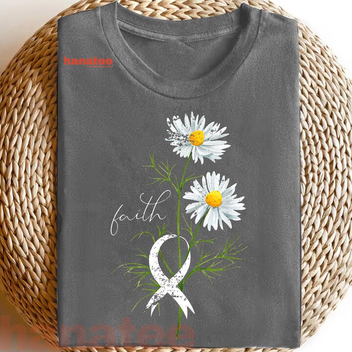 White Daisy Lung Cancer Fight Support