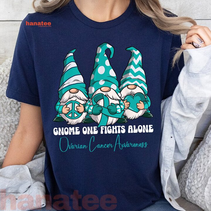 Gnome Ovarian Cancer Awareness