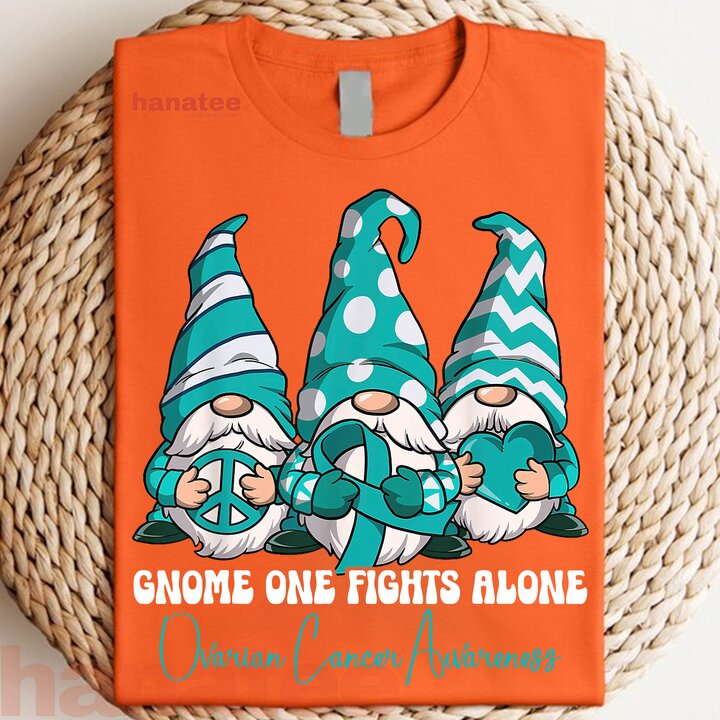 Gnome Ovarian Cancer Awareness