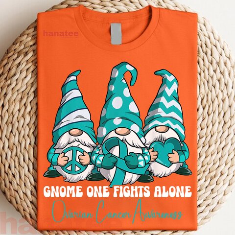 Gnome Ovarian Cancer Awareness