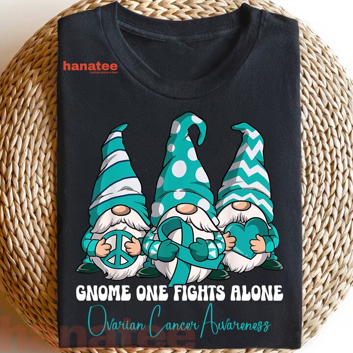 Gnome Ovarian Cancer Awareness