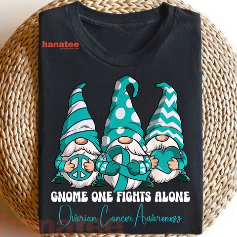 Gnome Ovarian Cancer Awareness