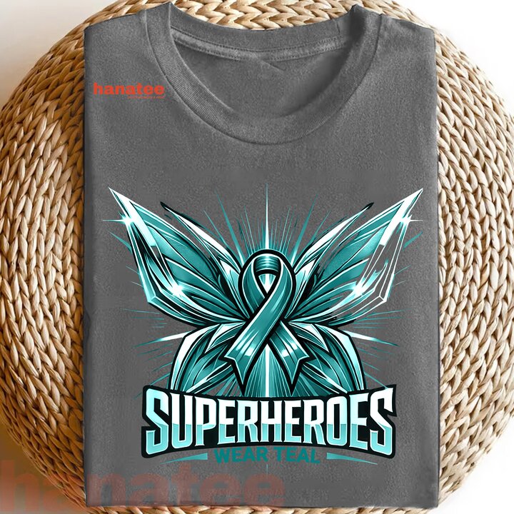Superheroes Wear Teal