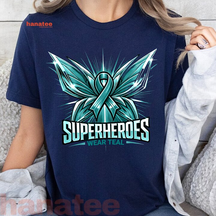 Superheroes Wear Teal