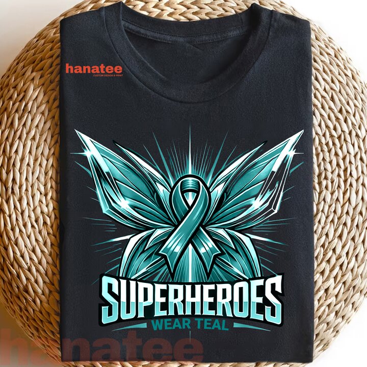 Superheroes Wear Teal