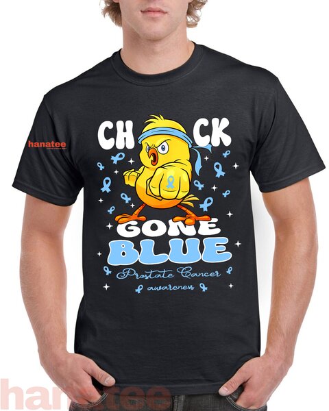 Chick Gone Blue For Prostate Cancer Awareness