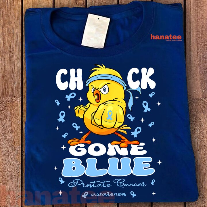 Chick Gone Blue For Prostate Cancer Awareness