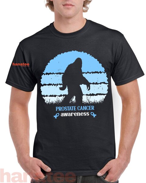 Funny Bigfoot Believe Prostate Cancer Awareness