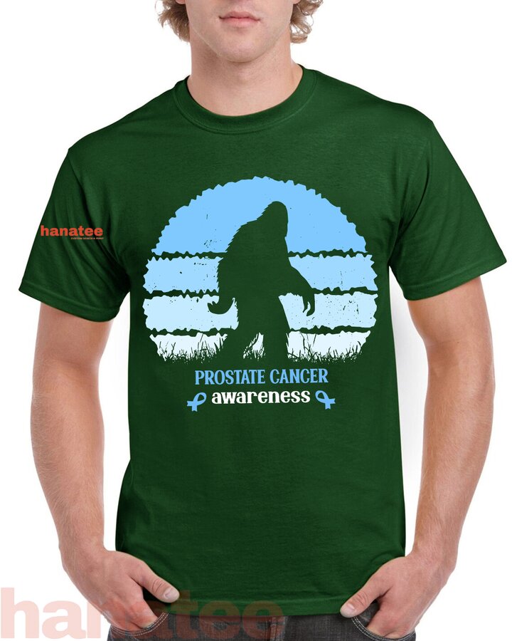 Funny Bigfoot Believe Prostate Cancer Awareness