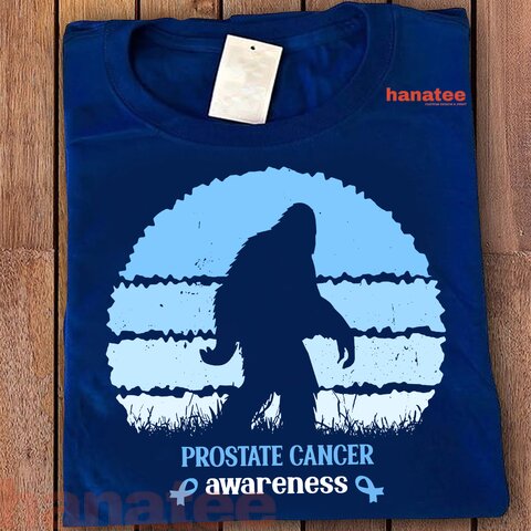 Funny Bigfoot Believe Prostate Cancer Awareness