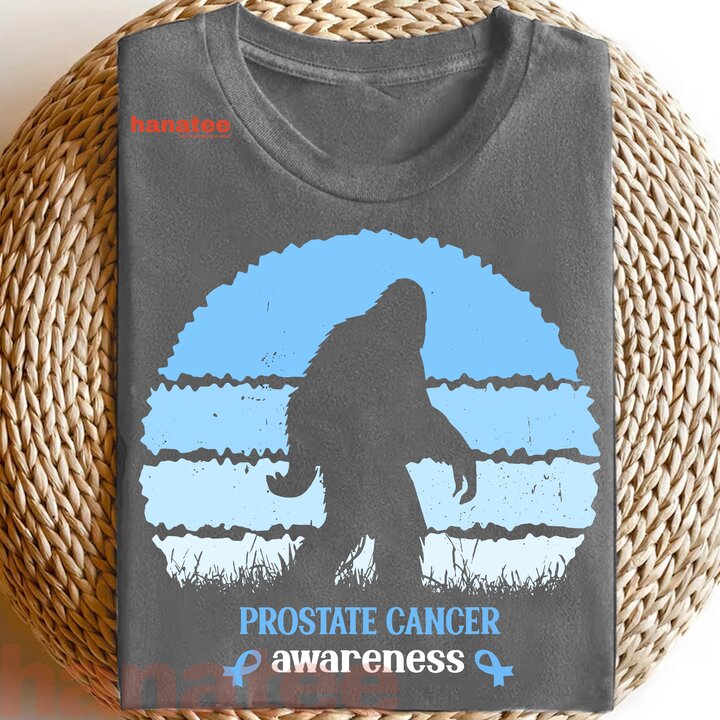 Funny Bigfoot Believe Prostate Cancer Awareness