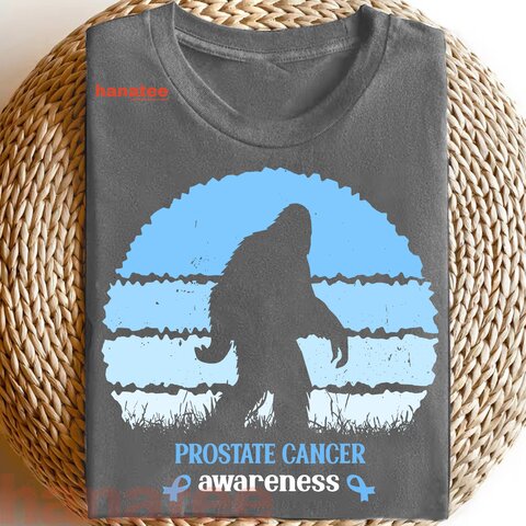 Funny Bigfoot Believe Prostate Cancer Awareness