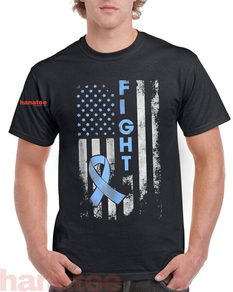Prostate Cancer Awareness Shirt Fight American Flag
