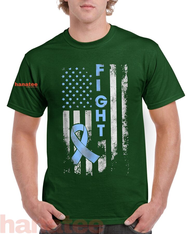 Prostate Cancer Awareness Shirt Fight American Flag