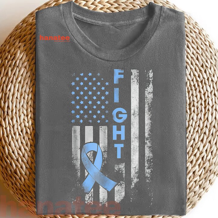 Prostate Cancer Awareness Shirt Fight American Flag