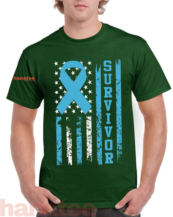 Prostate Cancer Survivor Bold Blue Ribbon