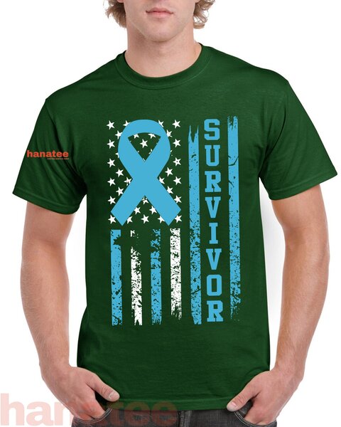 Prostate Cancer Survivor Bold Blue Ribbon