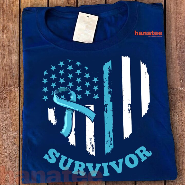 Prostate Cancer Survivor US Flag
