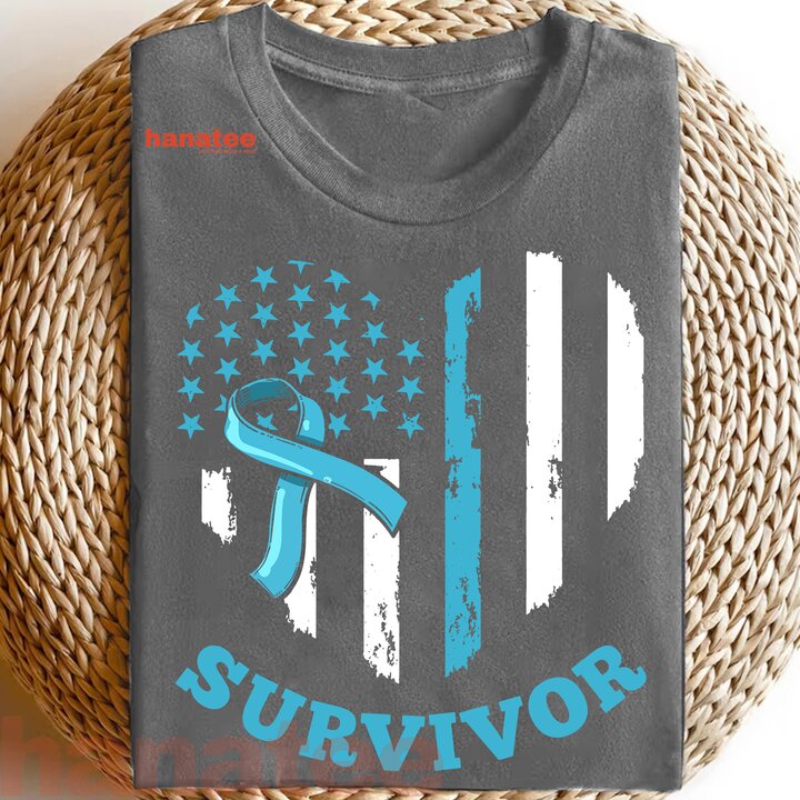 Prostate Cancer Survivor US Flag
