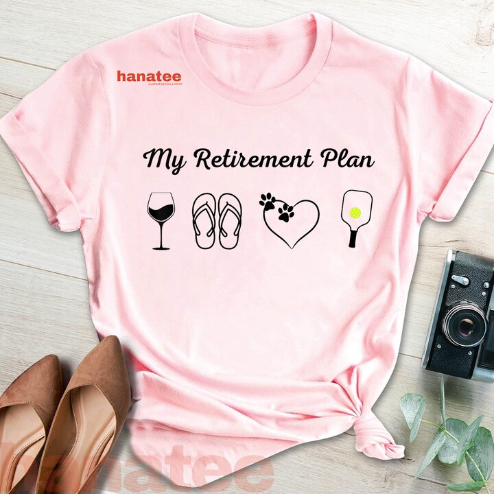 Pickleball Beach Wine Dog Retirement Plan
