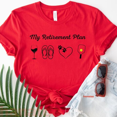 Pickleball Beach Wine Dog Retirement Plan