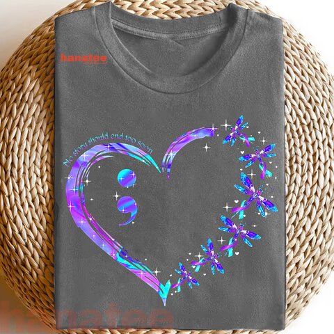 Butterfly Heart Suicide Prevention Awareness