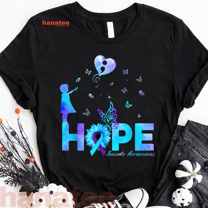 Hope Butterfly Suicide Prevention Awareness