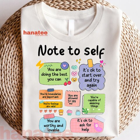 Note To Self Motivational Mental Health Matters