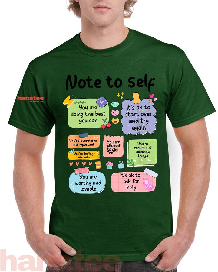 Note To Self Motivational Mental Health Matters