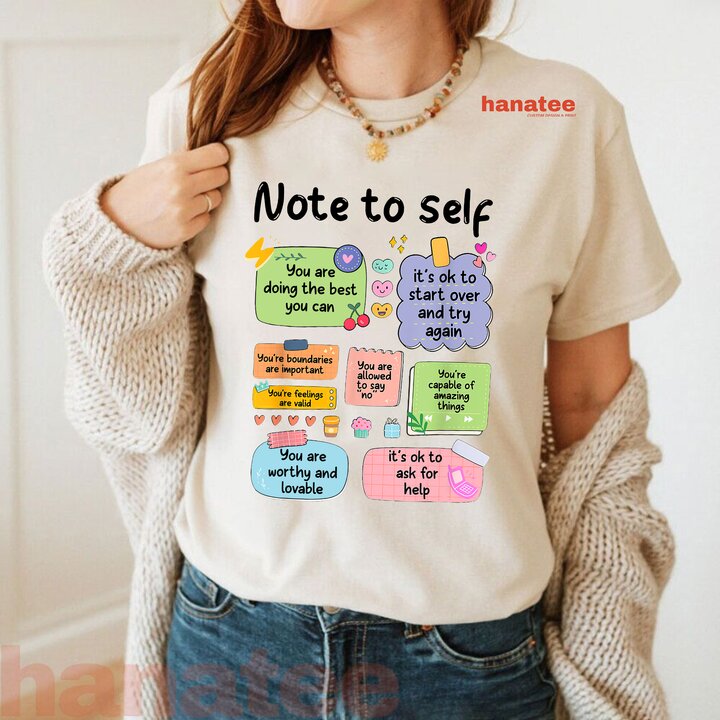 Note To Self Motivational Mental Health Matters
