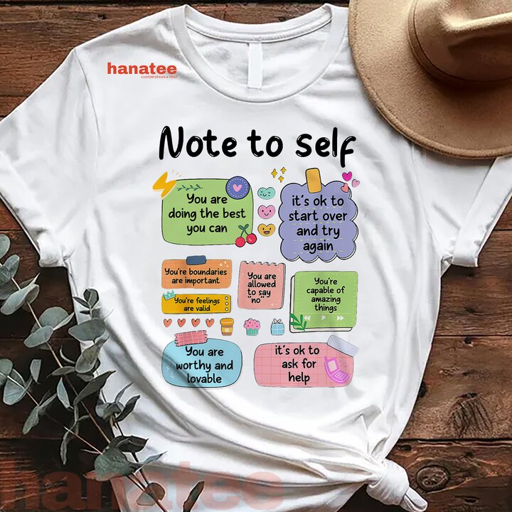 Note To Self Motivational Mental Health Matters