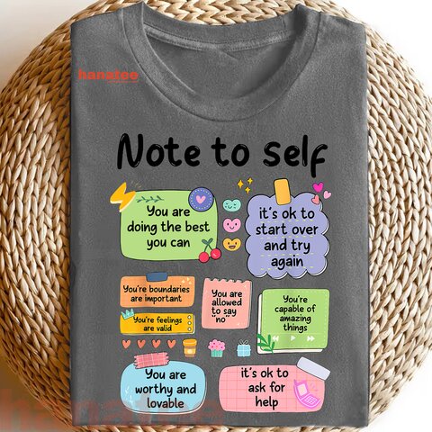 Note To Self Motivational Mental Health Matters