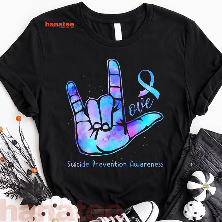 Love Hand Sign Suicide Prevention Awareness