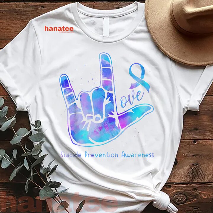 Love Hand Sign Suicide Prevention Awareness